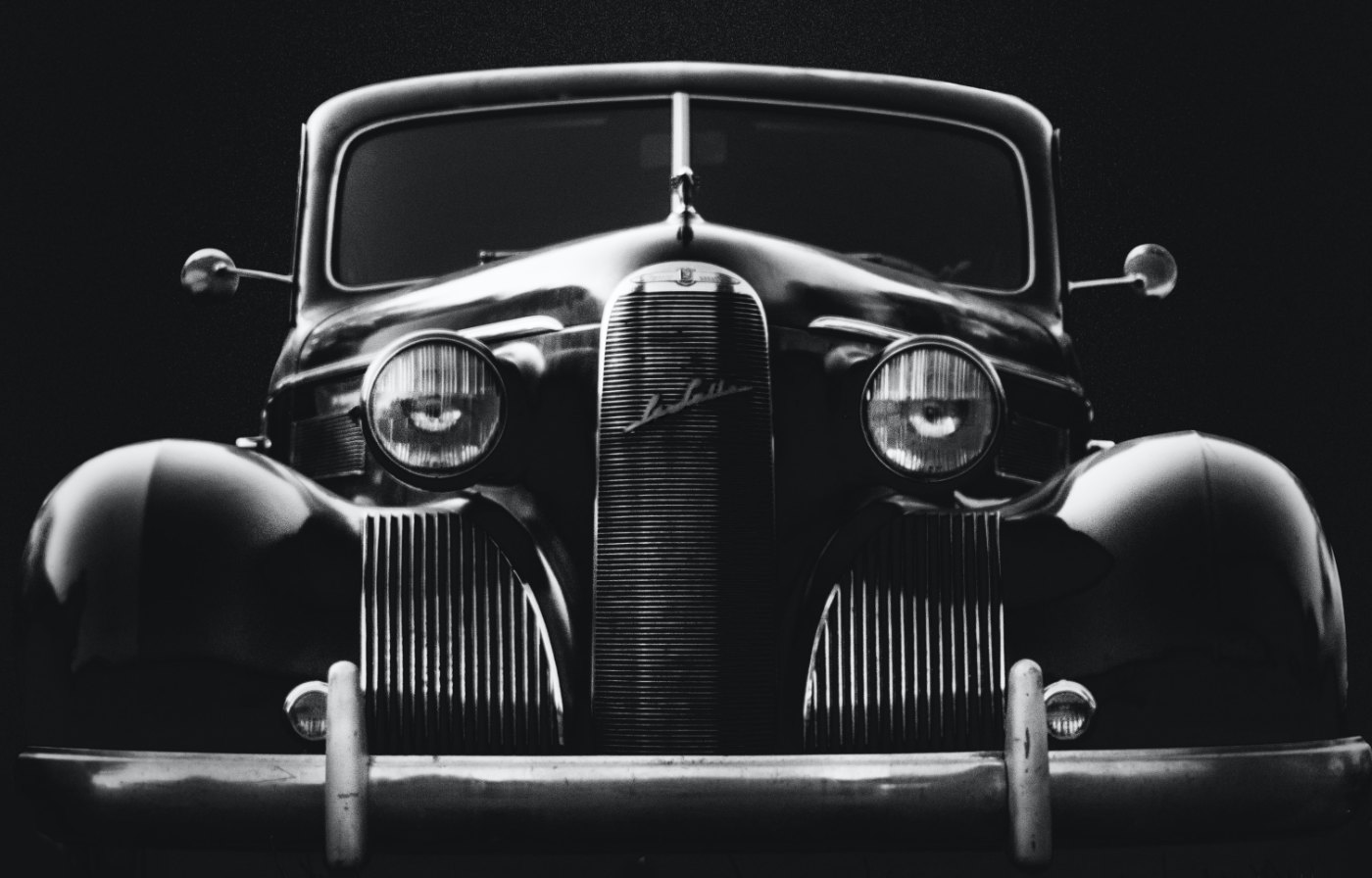 1930s vintage black Cadillac (photo: Aaron Huber)